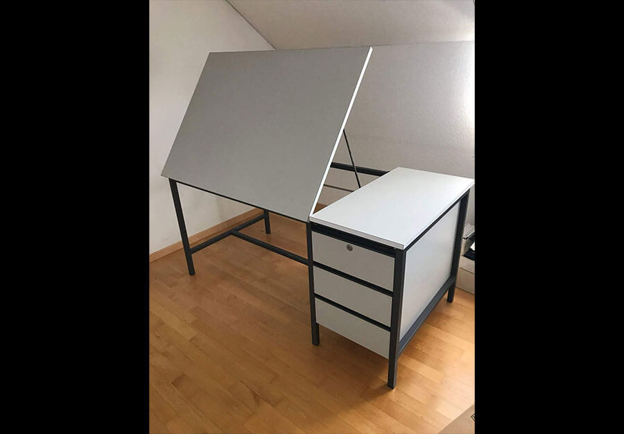 Bureau d'architecte, Plateau inclinable - vue 3