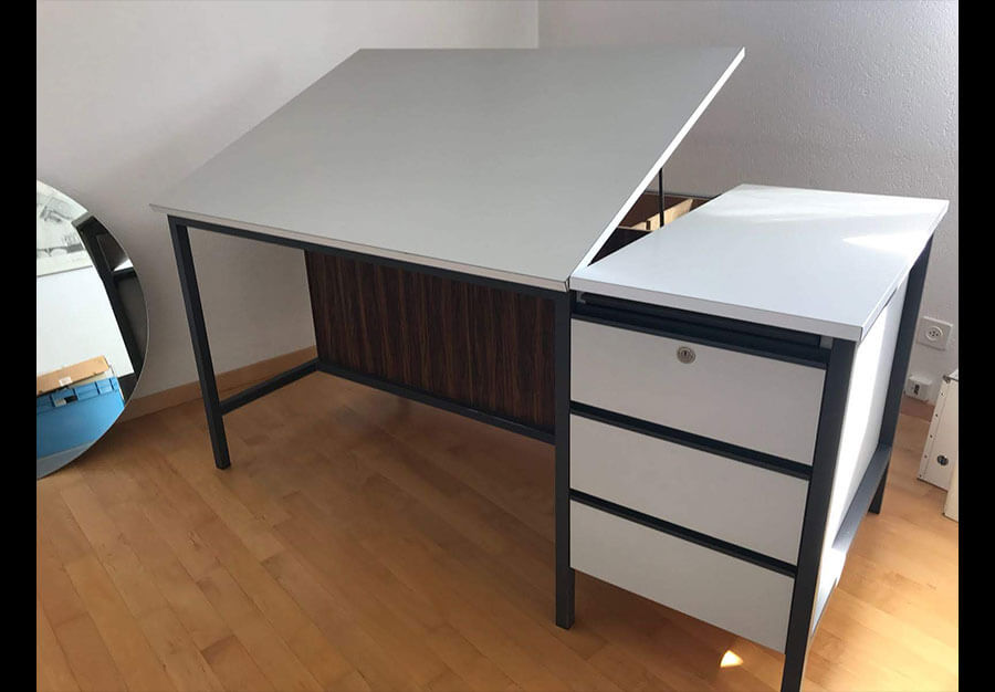 Bureau d'architecte, Plateau inclinable - vue 5