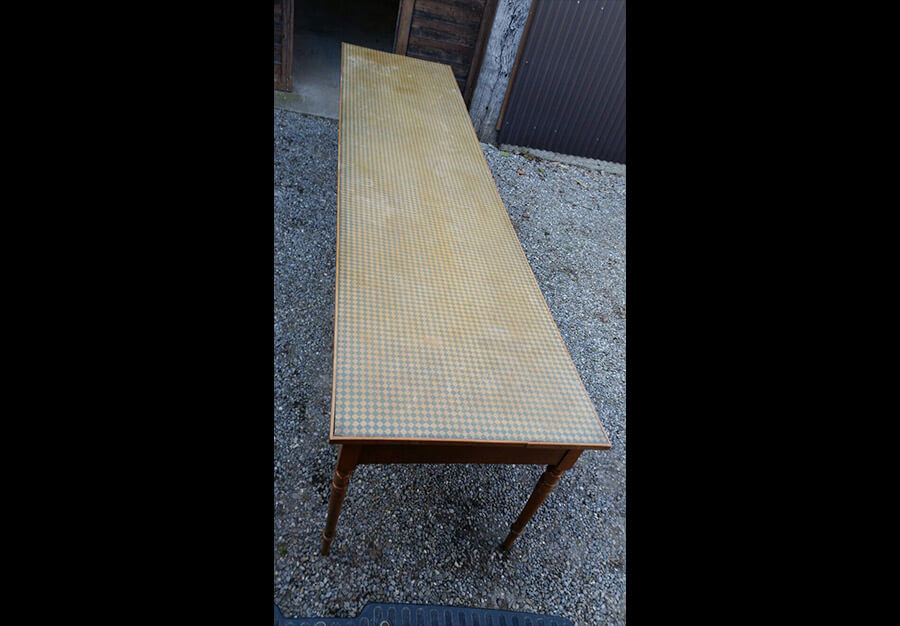 Grande table, En hêtre et lino - vue 2