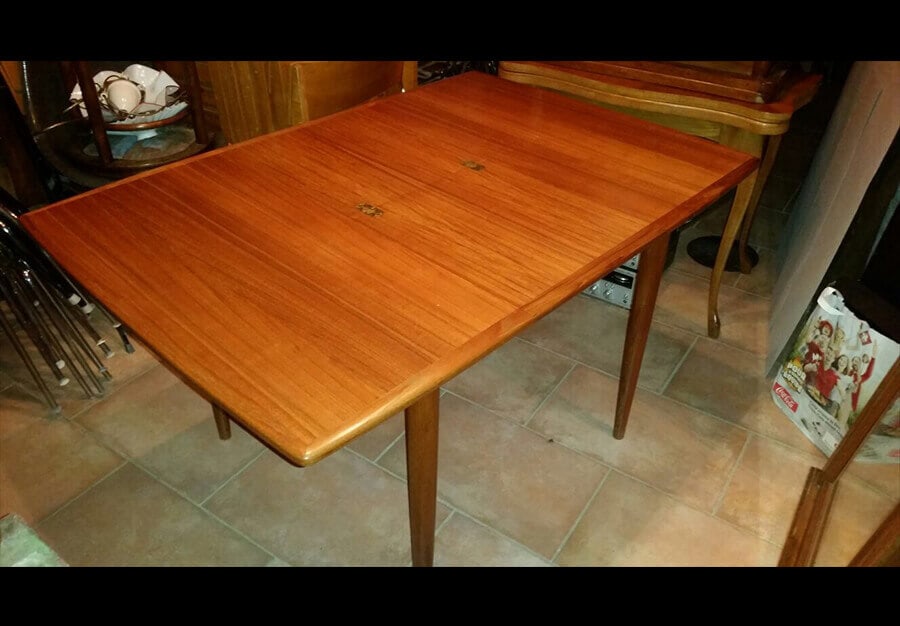 Table à rallonge en teck - vue 3